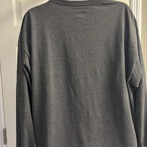 Authentic Majestic Heather Grey Philadelphia Phillies Long Sleeve T-Shirt- 2XL - Picture 8 of 10